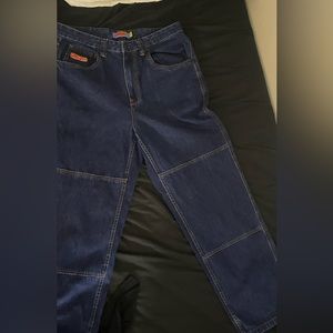 Empyre Evening Blue Double Knee Jeans